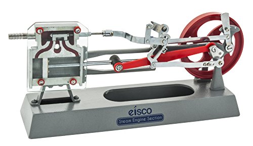 EISCO Steam Engine Model - Working Piston, Slide Valve, and Link Motion