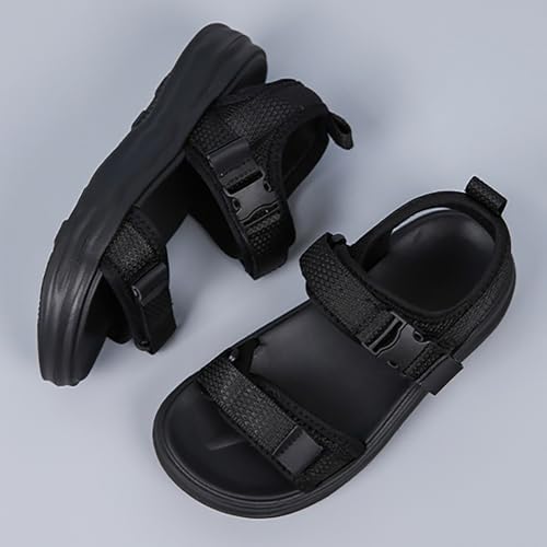 sfdgfhyf All Terrain Double Strap Sandals For Boys Rubber Sole Amphibian Shoes For Beach Pool Hiking Walking & Sports Kid Slides4