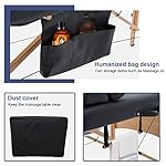 BestMassage Massage Bed Portable Massage Table 28 inche Wide Lash Bed Heigh Adjustable 2 Folding Spa Table with Towel Hanger Oil Pouch Half Bolster Round Bolster Non-Woven Bag - Image 5