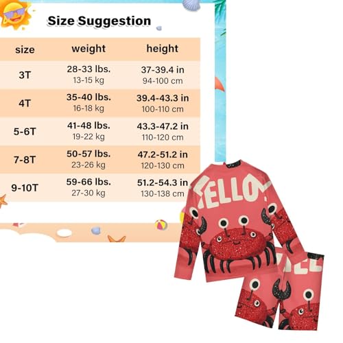 Bañadores de dos piezas con protección UV para niños ideales para vacaciones de playa en verano 3