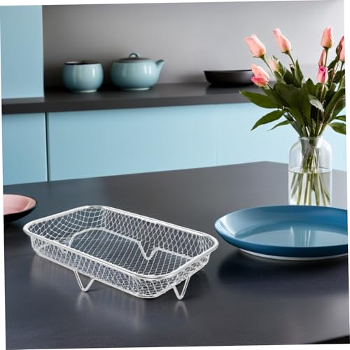 Rack de déshydratation acier inoxydable robuste pour friteuse de cuisine - 8