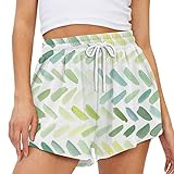 Sommerhose Damen Leicht Kurz Fitness Jogger Gym Fitnesshose Joggingshorts Regular Fit Cargo Shorts Kurz Hose Männer Loose Fit Chinohose Sommer Shorts Arbeitshose für Jagd Wandern Camping