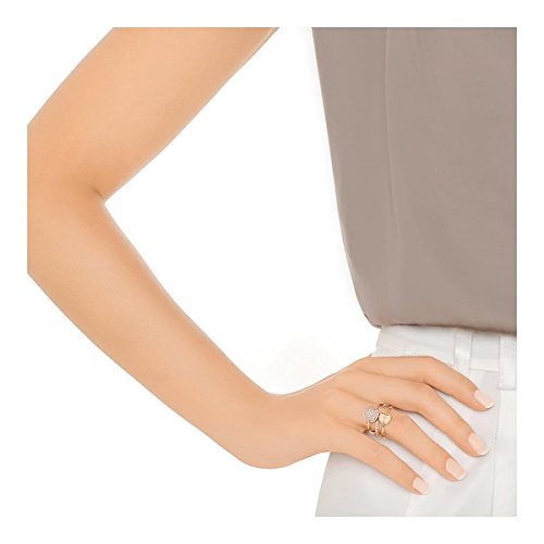 Swarovski Ginger Rose Gold & Kristall klar Ring Set