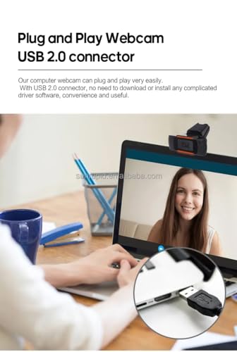 TECHNOVIEW Crisp Pro Digital Zoom 720P Web Camera with 5P HD Quality Lens, CMOS Image Sensor, 24 FPS Video Resolution, Built-in Mic, Auto White... - Image 6