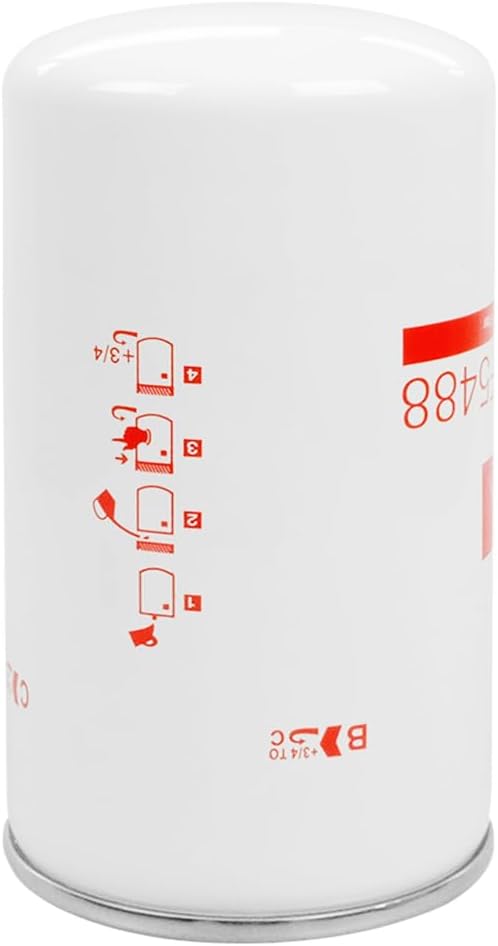 6PCS FF5488 Fuel Filter Compatible with Cummins ISC ISM ISL ISLE Diesel Engines for Freightliner, Peterbilt, Kenworth Replaces FF5580 3959612 P550774 3973232 BF7815 BF7917 33697