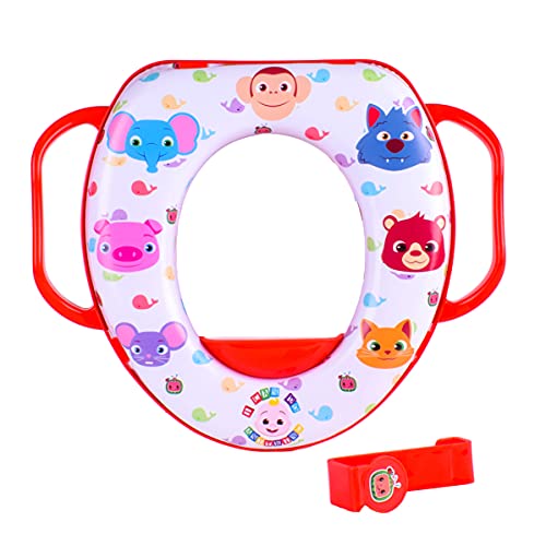 image for CoComelon Soft Potty Training Seat – Includes Storage Hook to Hang |