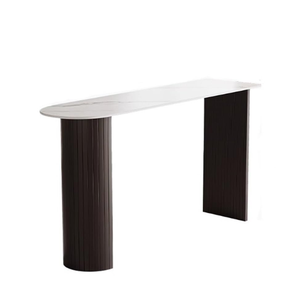 Table de Bar Table de Bar Luxe légère en Pierre, Table Loisirs Murale à Hauteur comptoir for Salon, Cuisine et Salle Manger(100 * 50 * 105cm)