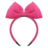 Bowknot Headband with Big Bow, Handmade Hair Hoop for Women, Party Decoration Headdress, Cosplay Costume Headpiece, Christmas Birthday Hair Accessories, 1 Pack Rose