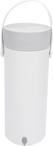 Miniatura 6 de Pequeña tetera eléctrica, recargable, portátil, de acero inoxidable 304, caldera de agua caliente de viaje con 4 ajustes de temperatura, uso