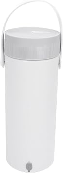 Small Electric Tea Kettle, Rechargeable Portable 304 Stainless Steel Travel Hot Water Boiler with 4 Temperature Settings, Cordless Use for Coffee Tea Milk, No BPA, No Odor, Long
