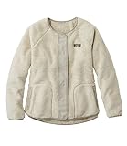 L.L.Bean（エルエルビーン） ウィメンズ エル・エル・ビーン・ハイパイル・フリース・スナップ・ジャケット 米国フィット・レギュラー XS Sailcloth Heather/Oyster ホワイト １０００１５２３９３