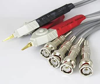 Pinzette Prova SMD Kelvin Con 4 Cavi BNC: Per Misuratori LCR, Nuova
