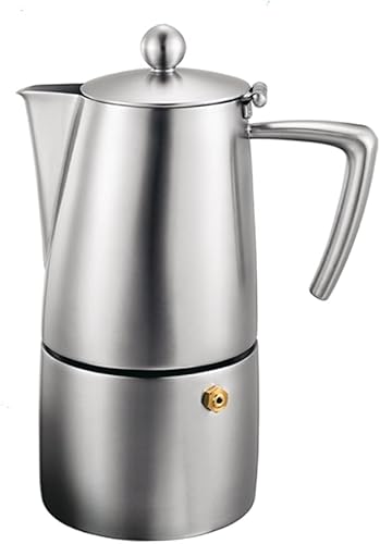 Miniatura 1 de CUISINOX Milano - Cafetera de acero inoxidable Moka Cafetera 6 tazas satén