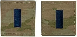 Space Force Officer Rank Insignia Embroidered on OCP with Hook : First Lieutenant
