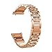 DCALU 18mm 20mm Strap 22mm Femmes Bracelet Diamant Ajustez Le Groupe De Montre Fit for Garmin Vivoactive 4 / 4S / 3 / FIT for Venu 2 1 2S / SQ/Apte for Vivomove Heure Ceinture en Acier Métal Regarde