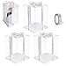 Dancepandas Scatola per Torta Trasparente Alta 3 Pack Scatole Regalo Plastica con Coperchio Trasparenti a Doppio Strato Contenitore Regalo Trasparente per Imballaggio da Forno per Dessert 6 Inch