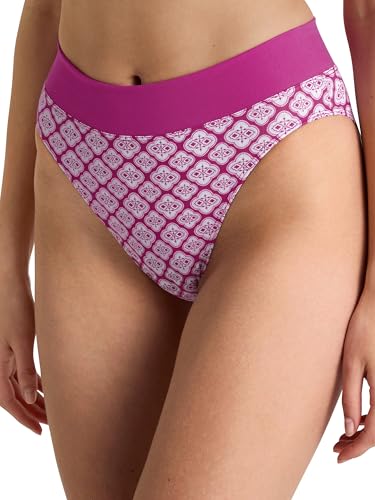 CALIDA Elastic Trend Braguita, Cintura Alta señora, con Cinturilla Ancha Suave