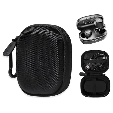 getgear case for TOZO A1 Mini Wireless Earbuds Bluetooth 5.3 in Ear Light-Weight Headphones Built-in Microphone (Black) Cover