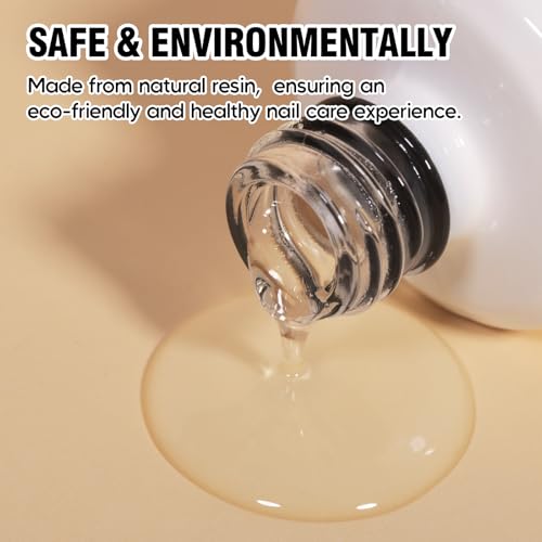 ADHERE Secagem ao ar base de esmalte de gel para prática, esmalte em gel Peel-Off Base Coat para fác