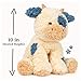 GUND Cozys Collection Cow, Stuffed Animal for Ages 1 and Up, Spring Decor Plush Toy, Cream/Blue, 10”