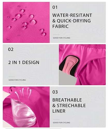 Shorts de ciclismo femininos acolchoados 4D para mulheres, ciclismo, ciclismo, ciclismo, ciclismo, U