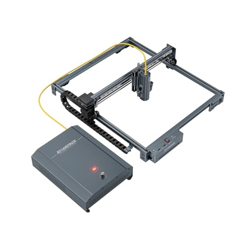 ATOMSTACK A20/K1 Pro 1064 nm Laser Graviermaschine, 20 W 1064 nm Faserlaser Graviergerät, Präzisions Metall Gravur, Rostentfernungs maschine, 400 x 400 mm großem Arbeitsbereich