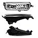 Pair Fog Lights Compatible with 2015-2018 Ford Focus S SE ST Titanium / 2017-2018 Focus SEL With Bulbs