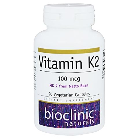 Bioclinic Naturals - Vitamin K2 100 mcg. - 90 Vegetarian Capsules Cover
