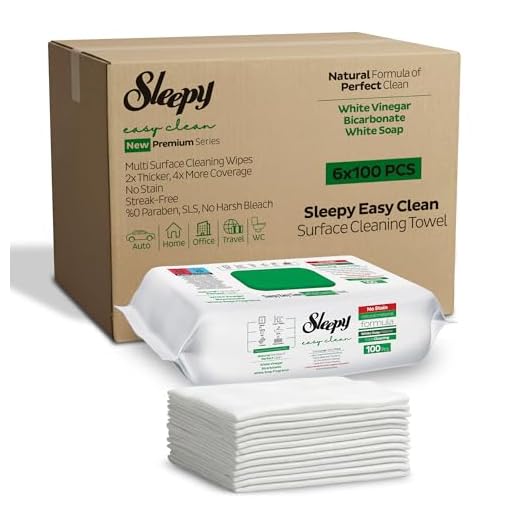 Sleepy Easy Clean XL Wipes 600 Count