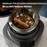 Kenwood Duo Prep 2-in-1 CHP80.000SI Multi-Zerkleinerer & Mahler, Quadblade-Klingen, Hochgeschwindigkeits-Mahlwerk, kompakt, Pulsfunktion, Rutschfest, 500-ml-Behälter , Spülmaschinenfest, 800W, Silber – Ansicht 2
