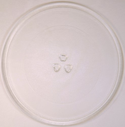 Preisvergleich Produktbild Mikrowellenteller / Drehteller / Glasteller für Mikrowelle # ersetzt SilverCrest Mikrowellenteller # Durchmesser Ø 32 cm / 320 mm # Ersatzteller # Ersatzteil für die Mikrowelle # Ersatz-Drehteller # OHNE Drehring # OHNE Drehkreuz # OHNE Mitnehmer