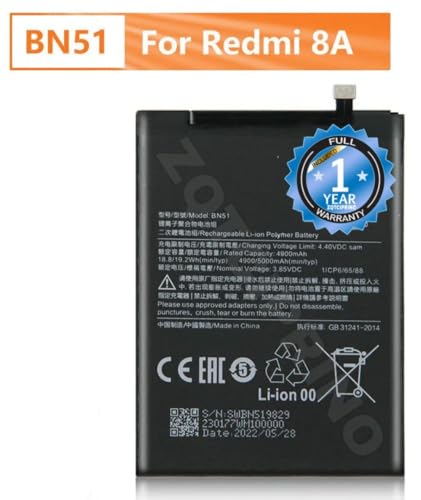 Image of Original BN51 Battery for Redmi 8 /8A Dual /8A MZB9072IN / MZB07R7IN / MZB8254IN Battery with 1 Year Warranty*** (CC164)
