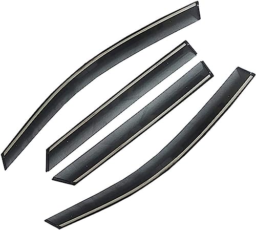 Déflecteurs de vent pour Suzuki S-Cross 2014-2019 - Lot de 4 pièces avant et arrière