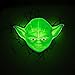 Price comparison product image Yoda Face 3D FX LED Deco Light (Star Wars) by 3D Light FX
