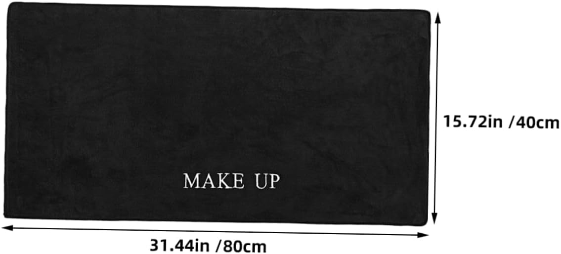 Unomor Elegant Vanity Desk Makeup Mat Reusable Table Protector for Household and Workbench