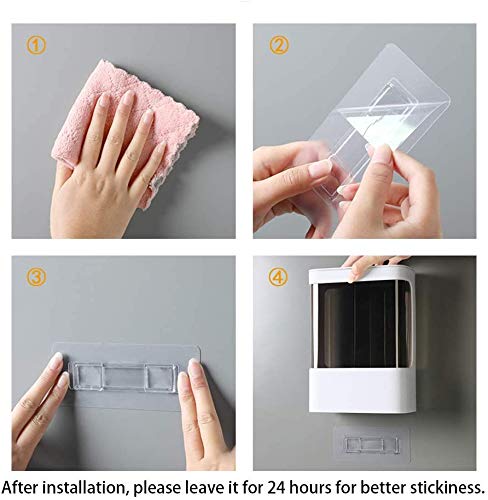 Dispenser Per Bicchieri Di Carta - Supporto Da Parete Con Doppio Tubo, Grigio, Capacità 80 Bicchieri - Foto 2