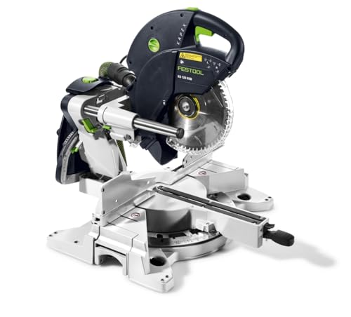 Festool Kapp-Zugsäge KS 120 REB KAPEX (mit Kreissägeblatt WOOD UNIVERSAL, Winkelschmiege, Werkstückklemme, Innensechskantschlüssel)