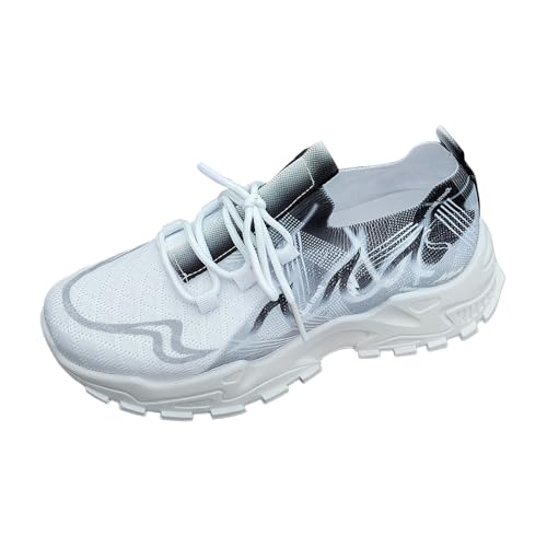 Zapatillas Deportivas Transpirables para Caminar, Suela Suave, cómodas, Informales, para Uso Diario. (Black, 37)