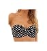 Produktbild Panache Swim Damen Bikinioberteil Anya Spot BH-Größe Bandeau trägerlos Badeanzug Bikinioberteil mit abnehmbaren Trägern, schwarz/weiß, 90 F
