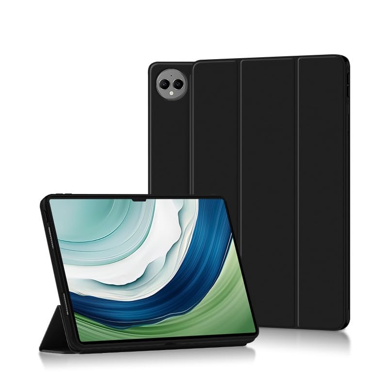 Custodia Per Huawei MatePad T10/T10s Con Portapenne E Stand | Cover In PU Pelle Flip, Angoli In TPU, Incluso Stilo, Verde