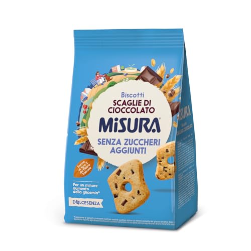 Misura Dolcesenza Biscotti con Scaglie di Cioccolato | Senza Zuccheri