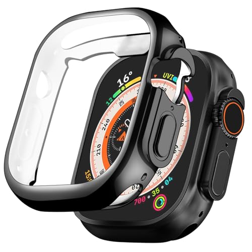 TEMEDO Ή Apple Watch P[X 49mm AbvEHb` Jo[ TPUf Apple Watch Jo[ Sʕی d\ AbvEHb` P[X KXtB ̌^ Apple Watch Ultra2/Ultra Ab