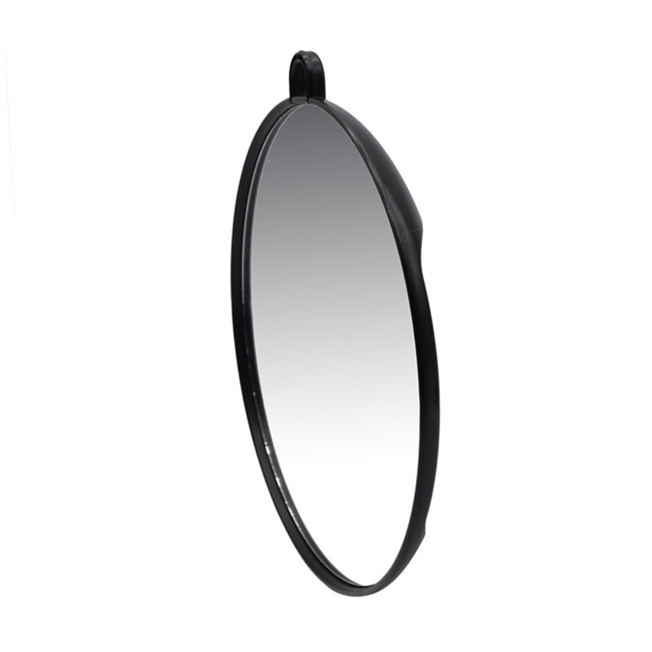 Miroir de coiffure à main rond et noir pour réussir vos coupes à la maison