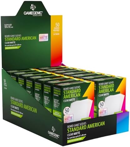 Gamegenic Board Game Sleeves: Standard American Size - Green Color Code image 5