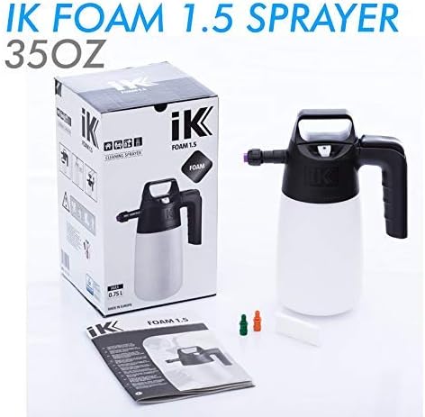 iK Foam 1.5 Sprayer applying foam to a tire