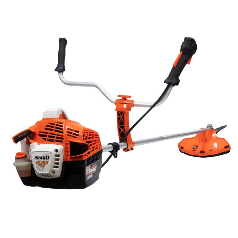 RURIS RR460, Carrete de Corte Profesional, Soporte para Manillar ergonómico, Disco Triple, arnés de Seguridad ergonómico