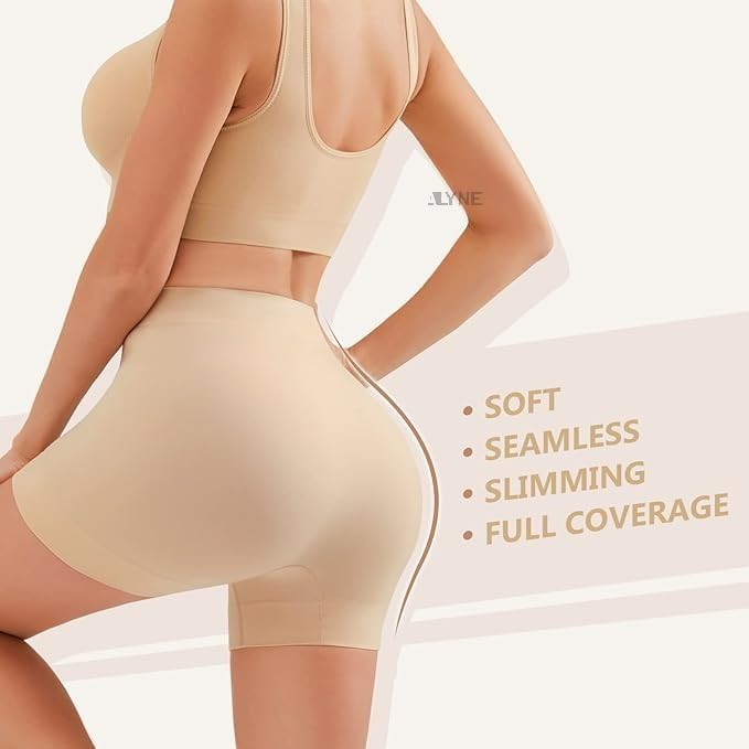 Image of ALYNE Seamless Shaping Boyshorts Panties for Women - Slip Shorts Under Dress with Control & Comfortable Under Shorts