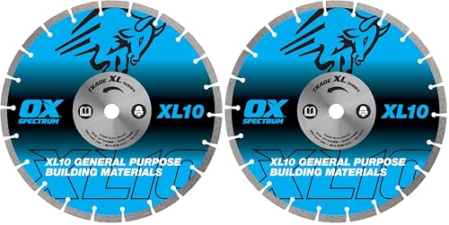 Image of OX Trade XL-10 Segmented Diamond Blade - General Purpose - 300/20mm, Blue/Silver (Pack of 2)