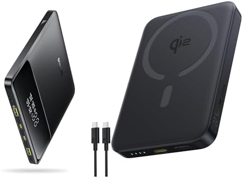 Baseus Laptop Portable Charger 100W 20000mAh Qi2 Certified 15W Wi...