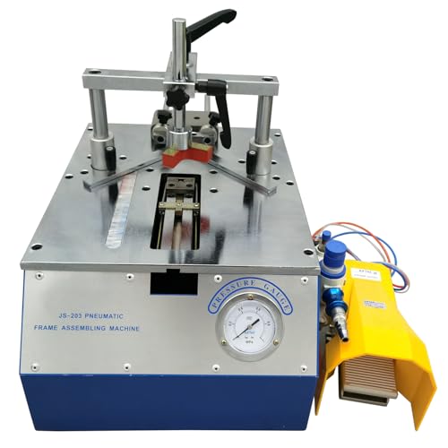 HQHAOTWU Desktop Pneumatic Picture Frame Nail Angle Machine 